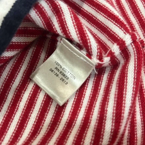 Christopher & Banks Red and White Boxy Short Sleeve Tee - Picture 5 of 5